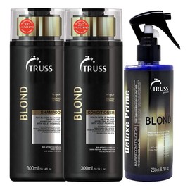 Truss Blond + Shampoo & Conditioner & Blond Prime Set Bundle
