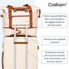 Cosbarn 5 Piece Luggage Sets with Spinner Wheels, Hardshell ABS