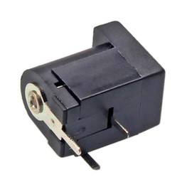DIKAVS Breadboard-Friendly 2.1mm PCB Mounting Female DC Power Barrel Jack (Pack of 10)
