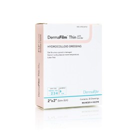 Dermarite Industries Derma Film Thin, 2x2, 20 Count