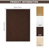 Felt Fabric Sheets for Crafting Brown, 12 Pcs Stiff Craft