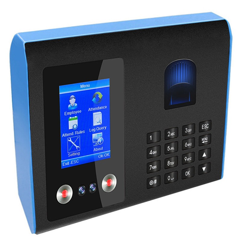 Face Fingerprint Time Attendance Machine Automatic Time Calculation Biometric Employee