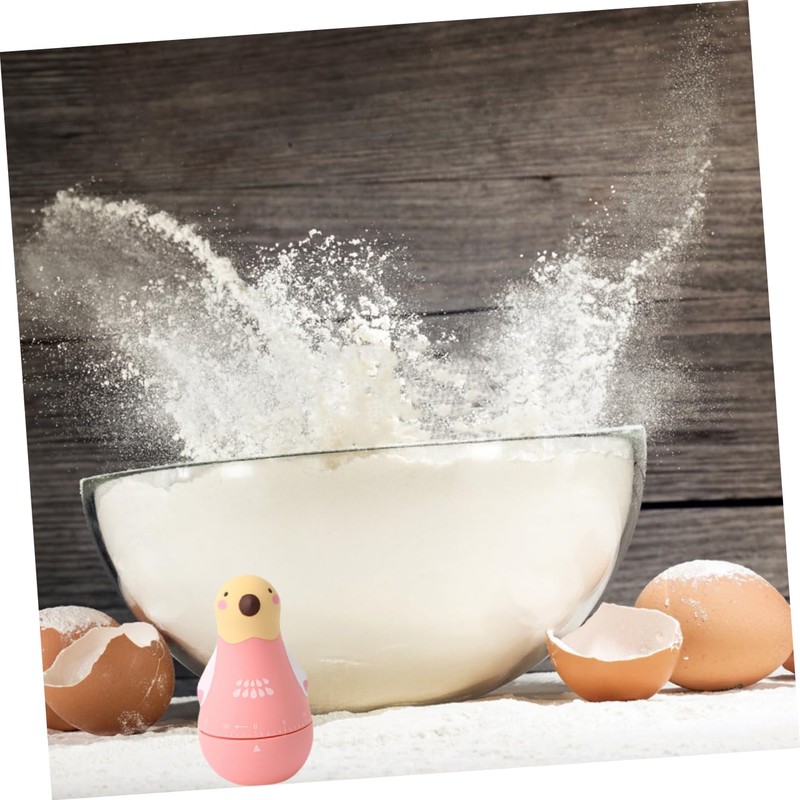 iplusmile Mechanical Timer Cartoon Parrot Shape Practical Cooking Reminder for