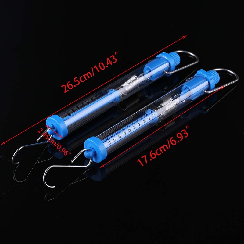 vsilay Labs Newton Force Meter Spring Scale Scale Labeled Transparent