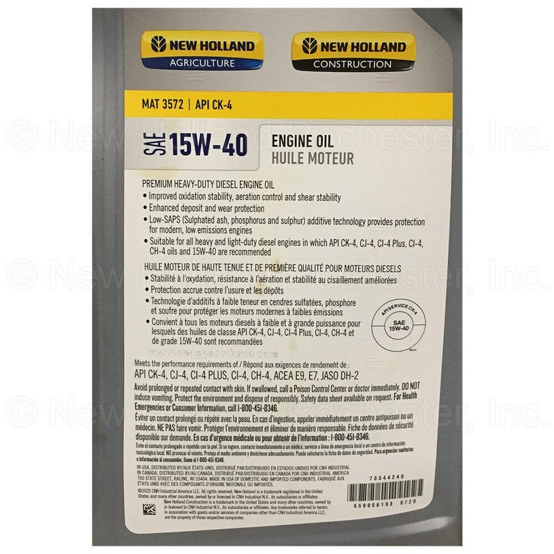 New Holland SAE 15W40 Engine Oil