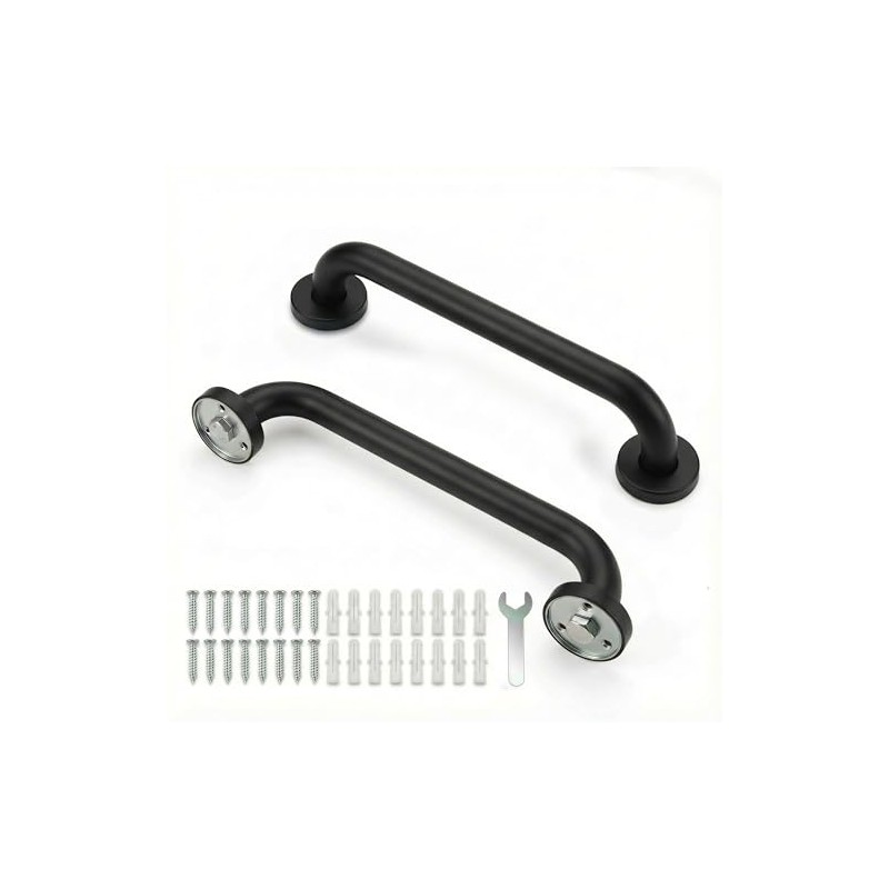 Pack of 2 Grab Bars for Seniors, 30 cm Stainless