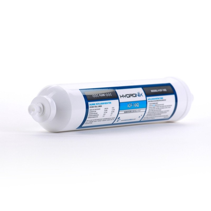 Hydronix ICF-10Q/3 Inline Post Activated Carbon Water Filter Replacement Cartridge