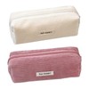 2 Pack Corduroy Pencil Case, Girls Teen Pencil Case, School