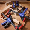 WORKPRO Mini Bar Clamps for Woodworking, 6"(2) and 4-1/2"(2), 4-Piece