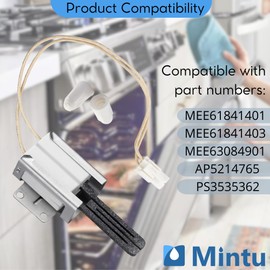 Igniter Replacement For LG LRG3091ST LRG3091ST/03 LRG3091SW LRG3093SB LRG3093ST LRG3093SW LRG3095SB LRG3095ST LRG3095SW LRG3097ST LRG3193ST LRG3194BD LRG3194BM LRG3194ST LRG3194SW Range - Oven/Stove