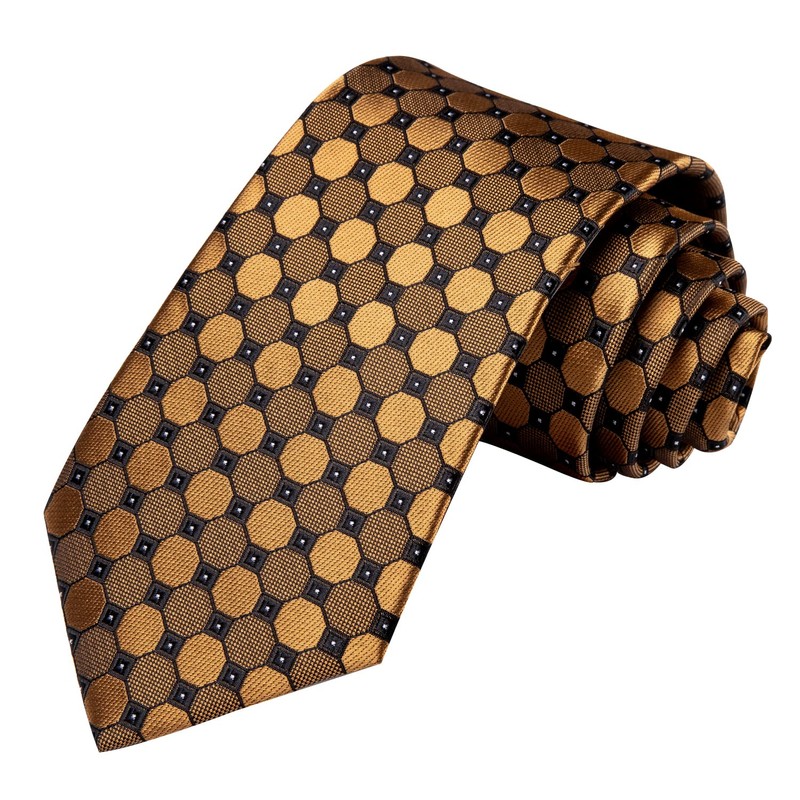 Hi-Tie Men Ties Wedding Formal Tie Sets Handkerchief Cufflinks Silk