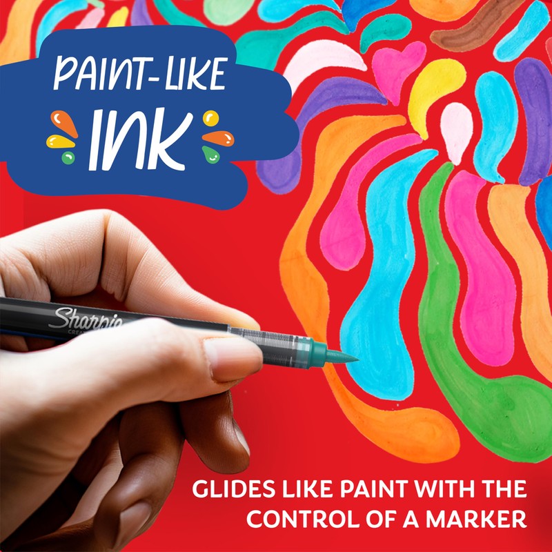 Sharpie Creative Marker Acrylic Paint Pens | Bullet Tip Water-Based
