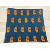 Schal aus Baumwolljersey mit der Maus auf dunkelblau, verschiedene Formen: