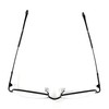 TOKYO GOODS MARKET Round Underrim Date Glasses, Bottom Frame, Fashion