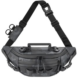 THKFISH Fishing Tackle Bag Fanny Pack Waterproof Waist Bag for Women & Men Portable Fishing Sling Bag Outdoor Fly Fishing Bag