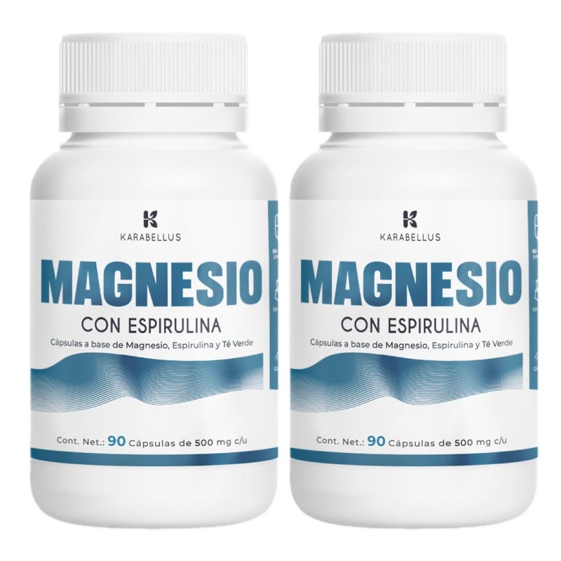 Karabellus Magnesio Duo Pack, Cápsulas 500 mg, 180 Total de