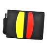 Kisangel 2pcs Set Referee Kit for Soccer Cards Pencil Scorebook