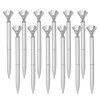 PATIKIL Black Ink Ballpoint Pen, 12 Pack Crystal Diamond Twist