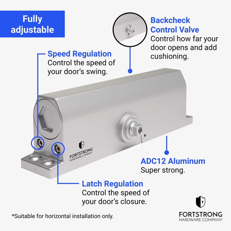 Commercial Door Closer Heavy Duty - Automatic Door Closer for