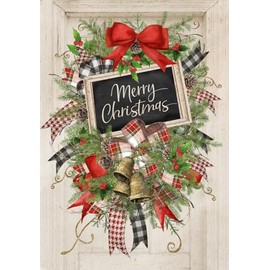 Christmas Swag House Flag 40" x 28" Briarwood Lane
