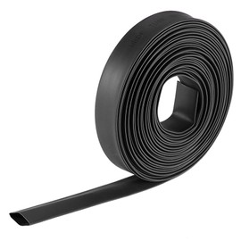 TOP-VIGOR 10mm Heat Shrink Tubing, 7M Length Heat Shrink Sleeving, 2:1 Ratio Heat Shrink Tube for Electrical Insulation, Repairs, Wrap Cable, Wire Connectors, Black