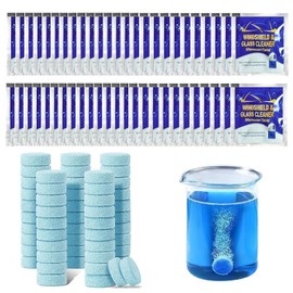 Concentrated Solid Windscreen Washer Tablets, Screenwash Tablet for Car Windshield Glass Cleaning, Car Screenwash Tablets (50 Pieces)