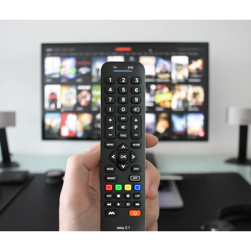 Meliconi Easy 2.1 Universal 2 in 1 Remote Control Replaces
