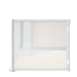 롤안전문 강아지 울타리 출입문 중문 무타공 현관문 타공형 흰색 1.4m [Q. 블랙 고무 모델 펀치 홀 모델 180c] Roll safety door dog fence entrance door middle door no-drill entrance punch type white 1.4m [Q. Black rubber model punch hole model 180c]