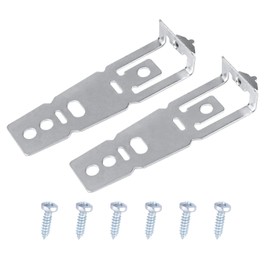 2pcs WD01X27759 Dishwasher Mounting Brackets, Under Counter Installation Clips with Screws Universal Dishwasher Clips Replacement Part for GE Hotpoint Accessories