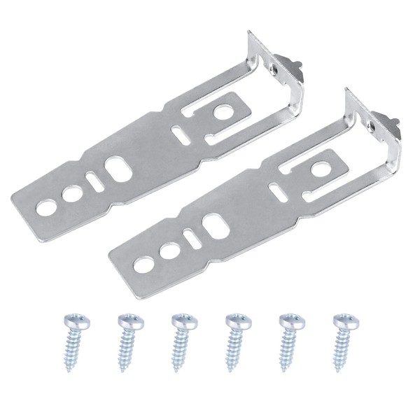 2pcs WD01X27759 Dishwasher Mounting Brackets, Under Counter Installation Clips with