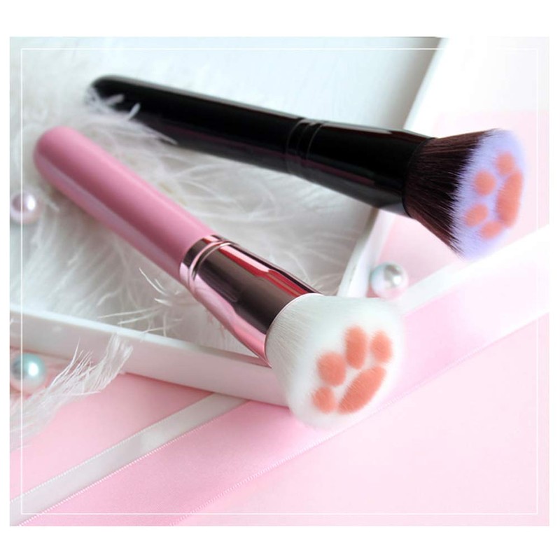 Makeup Brush, Fluffy Blush Concealer Cat Paw Shape for Makeup