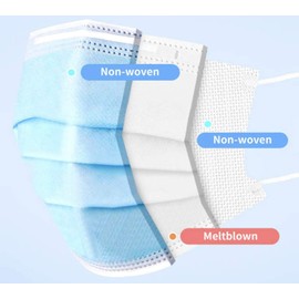Disposable 3-ply (LEVEL 2) (Type IIR) Face Masks with Soft Ear Loops OBS (50)