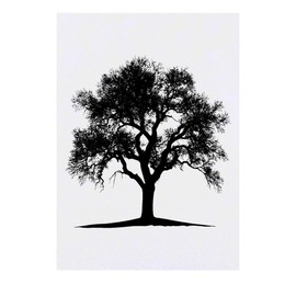 'Tree Silhouette' Temporary Tattoo - Water Resistant, Skin-Safe, Non-Toxic Transfer (TO00082941)