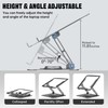JOYEKY Laptop Stand for Desk, Adjustable Computer Stand with 360°
