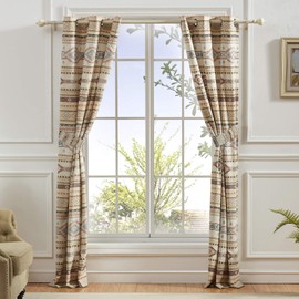 Barefoot Bungalow Phoenix Window Treatment, 84x84 inches, Tan