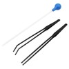 VOANZO 3 Pieces Tank Accessories Extra Long Tweezers for Aquarium
