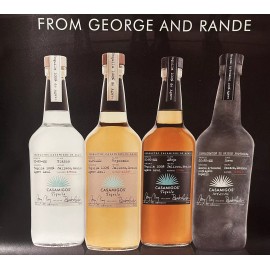 CASAMIGOS Vinyl HAPPY HOLIDAYS Poster George & Rande Clooney Tequila RARE!!!!!