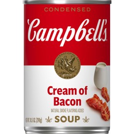 Campbell's Condensed Cream of Bacon Soup With Natural Smoke Flavoring Added, 10.5 oz Can