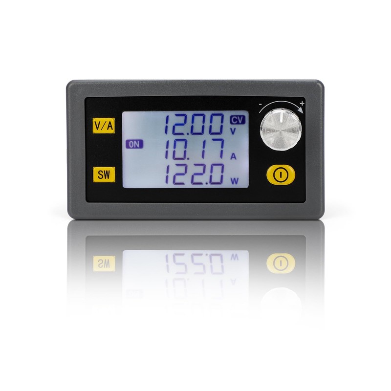 DROK CNC DC Buck Converter with Meter, 6-70V to 0-60V