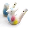 PUOO 4PCS Water Bird Whistle Toys of Ceramic with Hanging