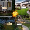 LED Solar Address Sign, Address Numbers for Yard with 2