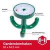 Gedotec Triple Hook Swivel Ceiling Hook RAL 6029mint green hook