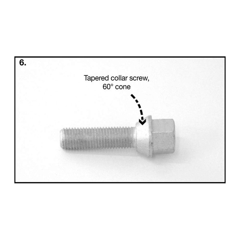 H&R B1655571 Spacer Set, Black