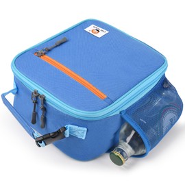 Lunch Box for Kids Men Women,Reusable Insulated Lunch Bag,Soft Bag Mini Cooler for Work School Picnic-Blue