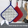 5 Pack Terry Cloth Pot Holders for Kitchen Heat Resistant,