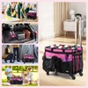Extra-Large Rolling Cleaning Caddy with Wheels,Cleaning Caddy Bag with Detachable