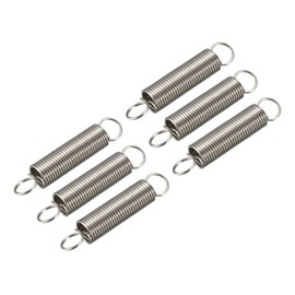 METALLIXITY Extension Spring (0.4x4x20mm/0.016"x0.16"x0.79") 10Pcs, Stainless Steel Tension Spring Wire - for Home Repair Construction Machinery