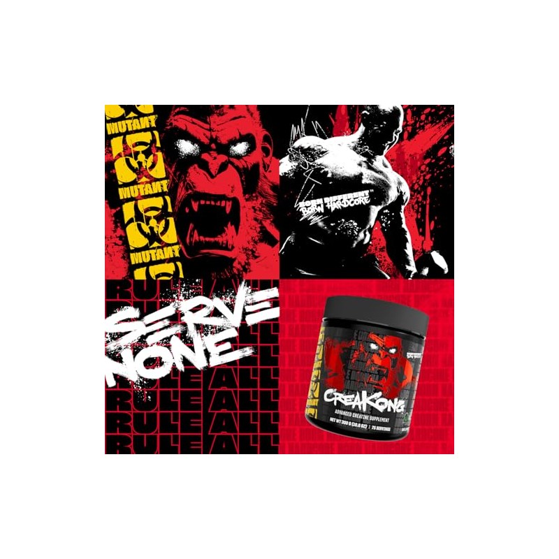 Mutant Creakong, Creatine Supplement and Workout Boost Absorption Accelerator with