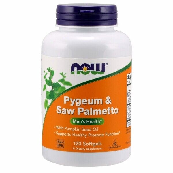 Pygeum & Saw Palmetto Extract 120 Softgels 25 mg/80 mg