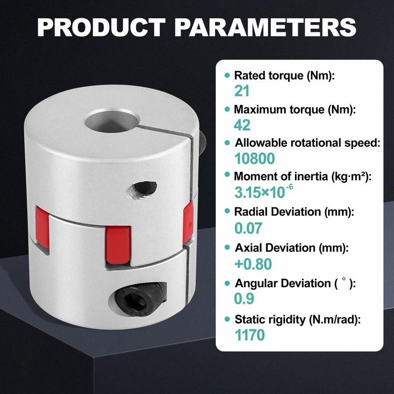 Shaft Coupling 10 mm to 19 mm L40 x D42
